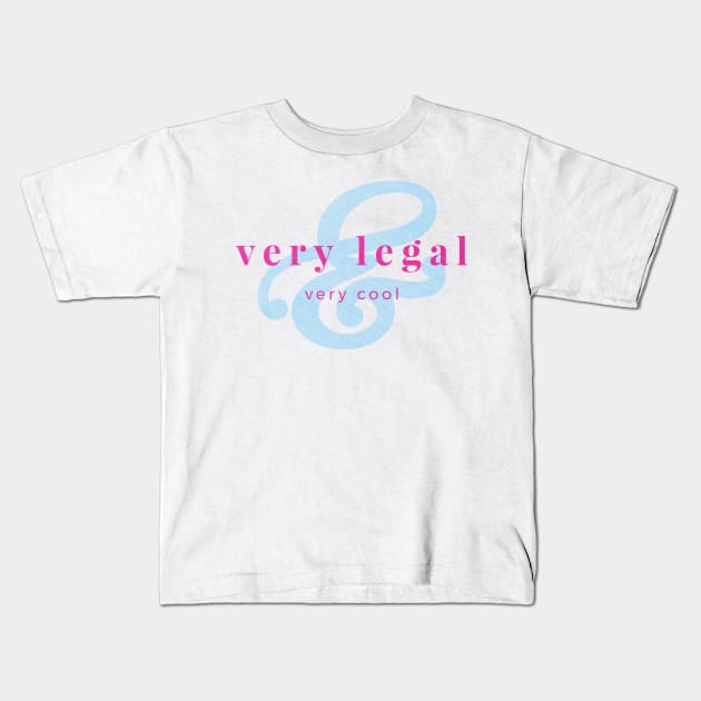 Very Legal & Very Cool - PP3 Kids T-Shirt by verylegalandverycool